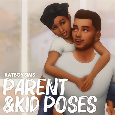 Parent Kid Poses Ratboysims Sims Challenges Sims Family Sims Couple Poses