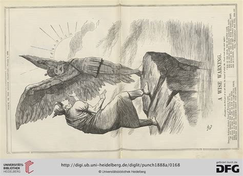 Parodi forudsætter jo en indlevelse i de synspunkter, man tager afstand fra, og karikatur forudsætter en evne til præcis iagttagelse. Punch (95.1888)
