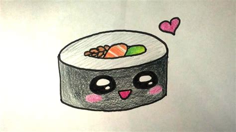 Desenhos Faceis De Fazer Como Desenhar Sushi Fofo Youtube