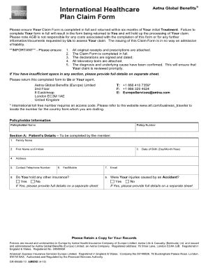 You need a plan that meets your global healthcare needs and fits your budget. 17 Printable united healthcare international claims Forms and Templates - Fillable Samples in ...