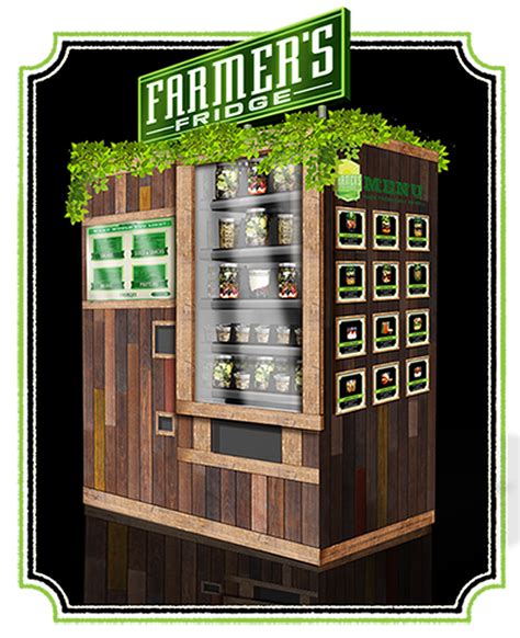 Farmer's Fridge - Always Fresh | Healthy vending machines, Vending machine design, Vending machine