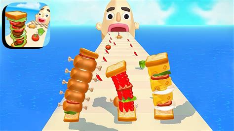 Sandwich Runner Gameplay All Levels 23 25 Youtube