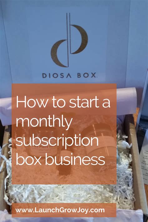 How To Start A Monthly Subscription Box Business Launch Grow Joy