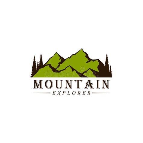 Mountain Explorer Adventure Logo Sign Badge Template Vector Design