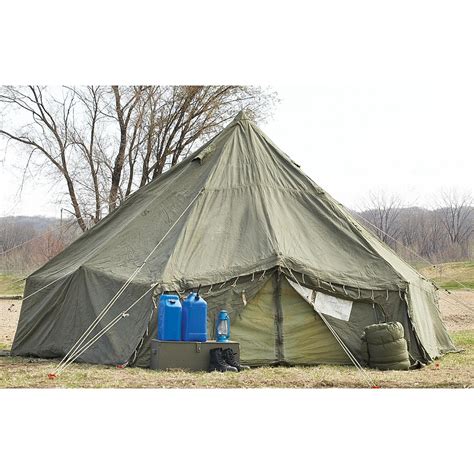 army surplus canvas tent army military