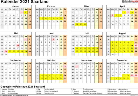 Wie kann ich die dienstplan vorlage nutzen? Kalender 2021 Saarland: Ferien, Feiertage, PDF-Vorlagen