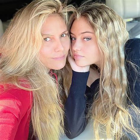 Heidi Klum And Daughter Leni Klum S Matching Moments