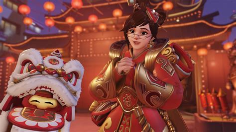 Overwatch Mei Overwatch Holiday Chinese Dragon