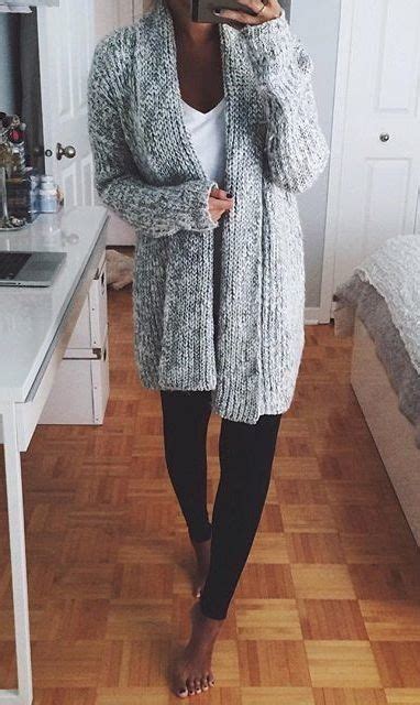 Pinterest Erin Madruga Outfits Leggins Cardigan Outfits Casual
