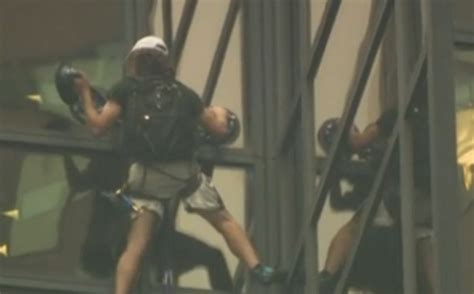Man With Suction Cups Climbs Ny Trump Tower