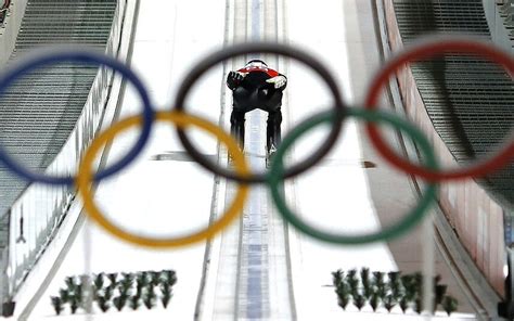 Sochi Winter Olympics 2014 Ski Jumpers Reach For The Sky In Pictures