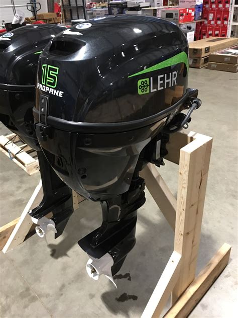 Zero vaporative emmissions, propane is not a marine pollutant. LEHR 15HP SHORT SHAFT PROPANE POWERED OUTBOARD MARINE ...