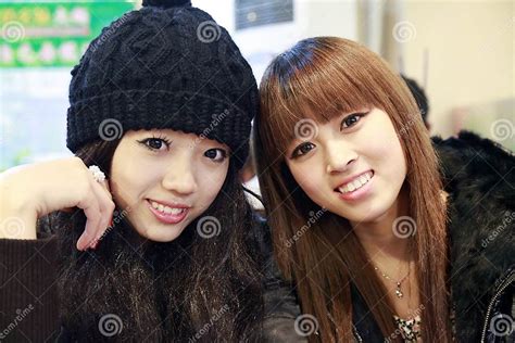 two asian girls stock image image of beauty fingers 13102969