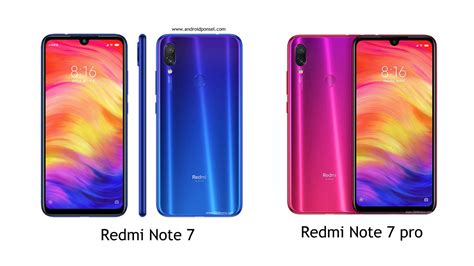 Perbandingan Spesifikasi Redmi Note 7 Dan Redmi Note 7 Pro Bedanya Apa