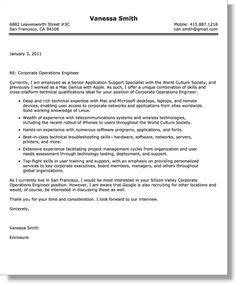 Cover Letter Examples With Bullet Points