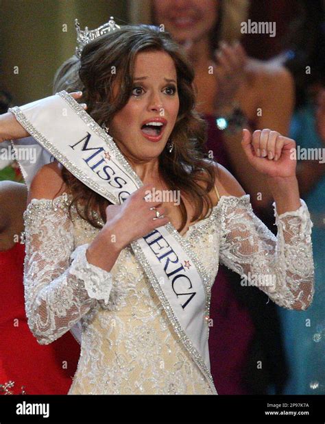 Miss Indiana Katie Stam Is Crowned Miss America 2009 In Las Vegas On