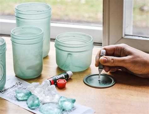 Diy Sea Glass Topped Storage Jars ⋆ Nelliebellie
