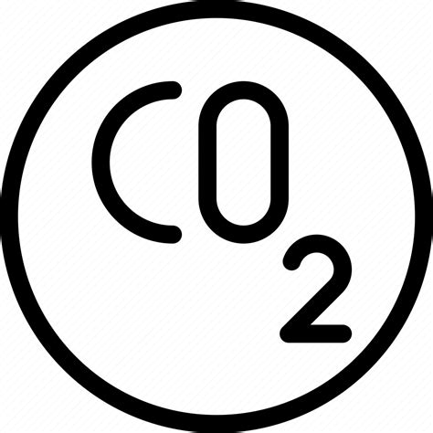 Carbon Co2 Dioxide Eco Ecology Environment Greenhouse Icon