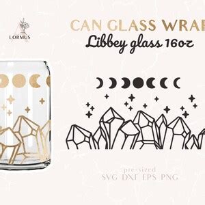 Can glass svg Celestial Libbey glass svg Beer can glass svg | Etsy