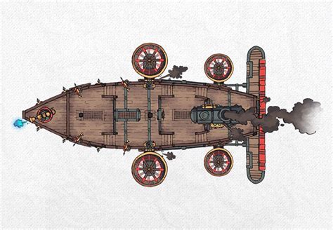 Airships And Assets A Free Maps And Assets Pack From 2 Minute Table Top