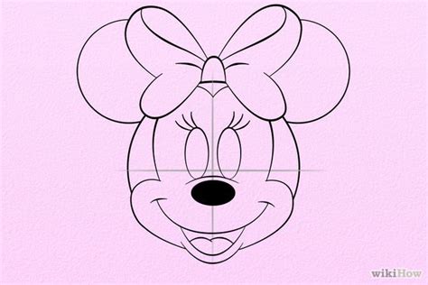 Cómo Dibujar A Minnie Mouse Wikihow Minnie Mouse Drawing Mouse