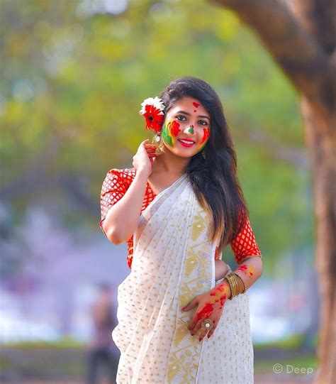 Pin By Mn Samy On Holi Colourful Face Dehati Girl Photo Fashion