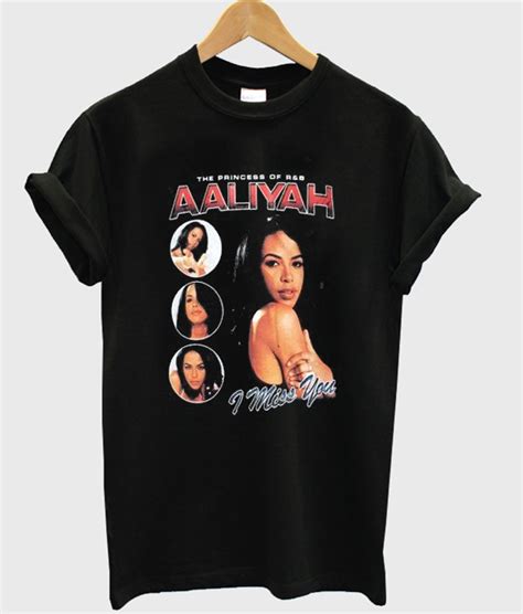 This stylish commemorative tee has a classic crew neck, long sleeves. aaliyah i miss you t-shirt