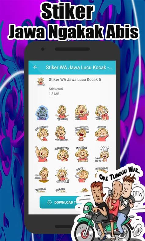 Descarga De Apk De Stiker Wa Jawa Lucu Kocak Wastickersapp Para Android