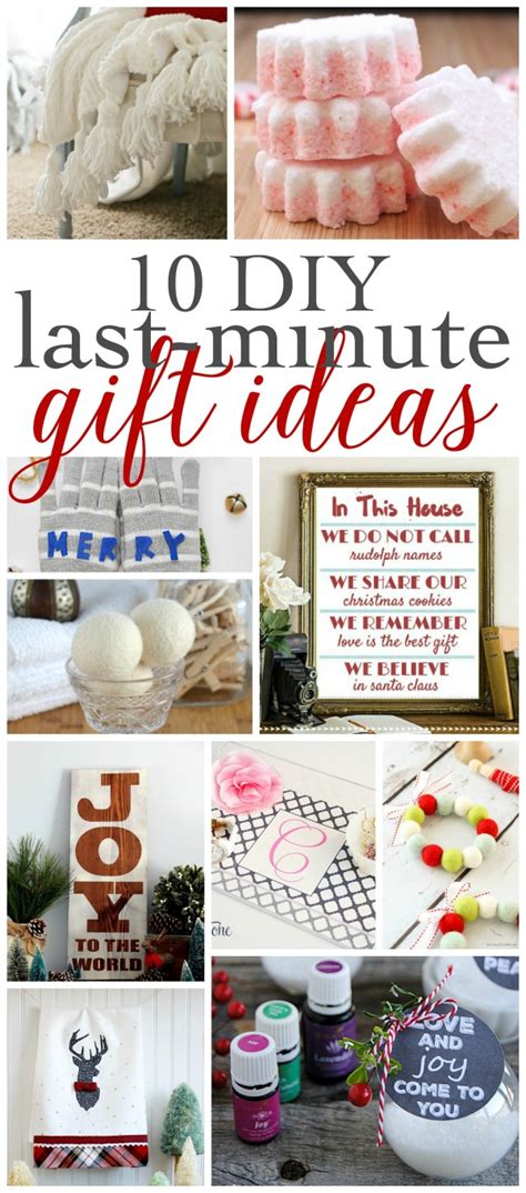 Need a good gift for grandma? Last Minute DIY Gift Ideas {Work it Wednesday} - and a ...