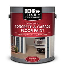 Set the right curb appeal with exterior painting efforts that last. 1-Part Epoxy Concrete & Garage Floor Paint | BEHR PREMIUM ...