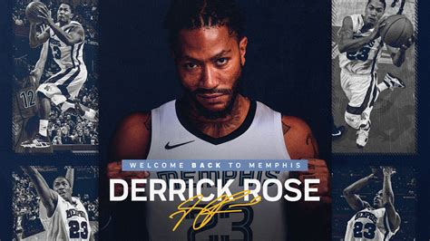 Memphis Grizzlies Sign Derrick Rose Nba Com