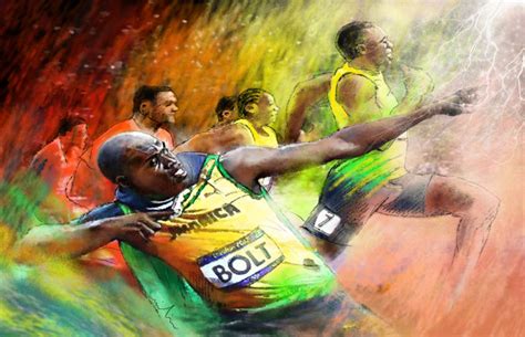Olympics 2012 100 Metres Gold Medal Usain Bolt Miki De Goodaboom