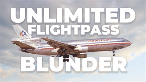 The American Airlines Aairpass The Unlimited Flight Pass That Didnt