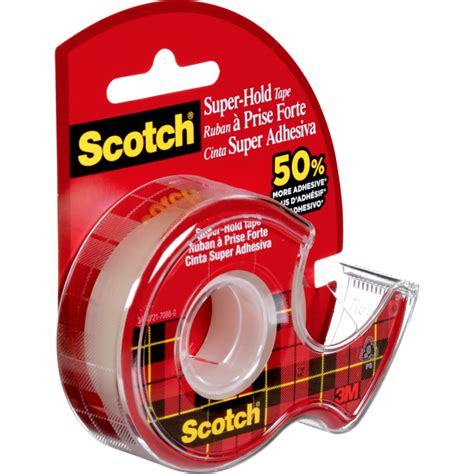 Scotch Super Hold Tape 34 19mm X 165m Monk Office