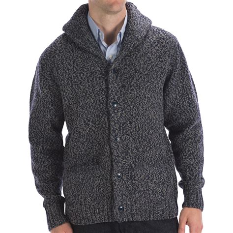 Boston Traders Marled Wool Cardigan Sweater For Men 5192k Save 53