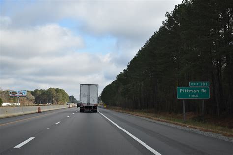 Interstate 95 North Selma To Wilson Aaroads North Carolina