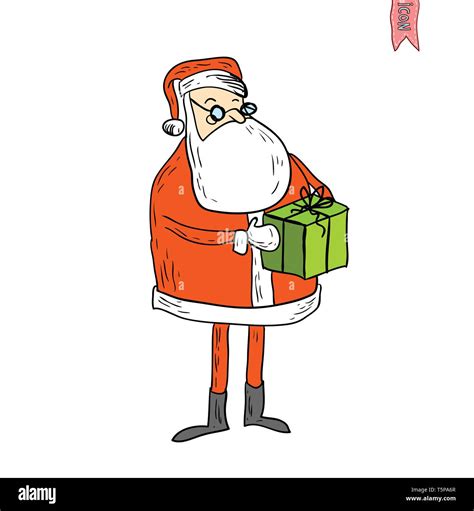 Santa Claus Vector Illustration Stock Vector Image And Art Alamy
