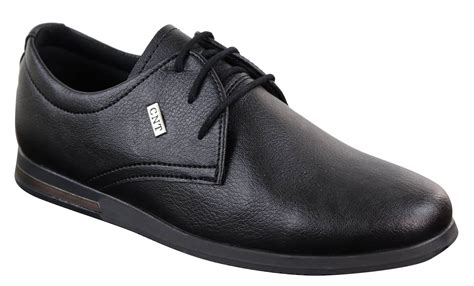 Mens Pu Leather Smart Casual Shoes Happy Gentleman