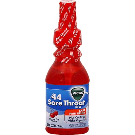 Vicks Formula 44 Sore Throat Spray Cherry Ice Provisiones Selectos