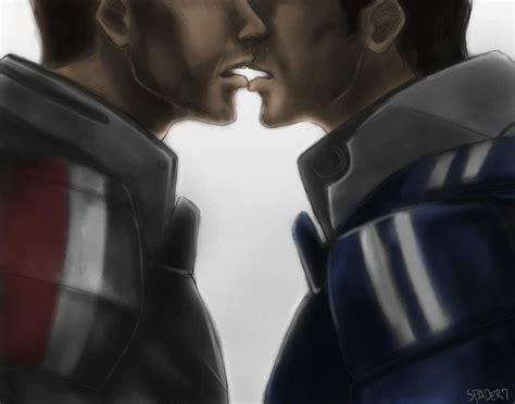 More Swoon Shepard And Kaidan Drawn By Someone Else