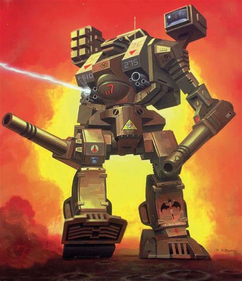 Whm 6r Warhammer Mech Big Robots Tech Art