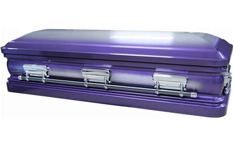 Best Price Caskets 8248 Fc Full Couch Wfoot Panel 18ga Purple