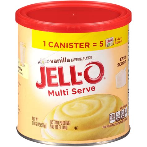 Jell O Multi Serve Vanilla Instant Pudding And Pie Filling Mix 12 Lb