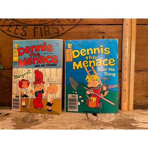 Vintage Dennis The Menace And His Friends 41 And Dennis The Etsy