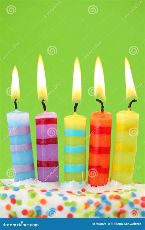 Five Birthday Candles Stock Photo Image Of Five Year 9406910