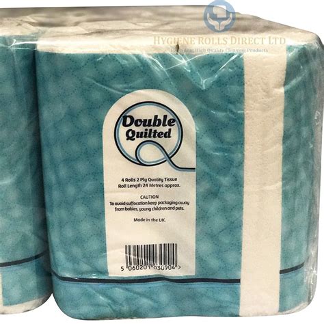 Double Quilted Luxury Toilet Tissue Roll 2ply Recycled Paper