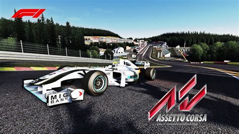 Assetto Corsa A Lap Around Spa With The Mercedes W F Youtube
