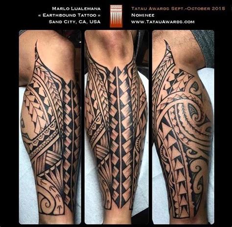 Leg Tattoos Tatau Tattoo Polynesisches Tattoo Calf Tattoo Samoan
