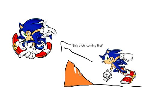 Sa1 Cover Pose Over Ramp Trick Animation Sonic Adventure 2 Requests