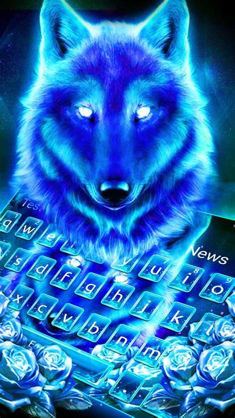 Cool Blue Wolf Wallpapers Top Free Cool Blue Wolf Backgrounds Wallpaperaccess